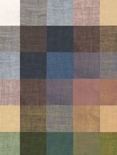 bellport madras small wallpaper chris benz ocher
