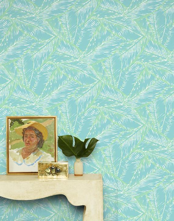 'Best Fronds' Wallpaper by Wallshoppe - Caribbean