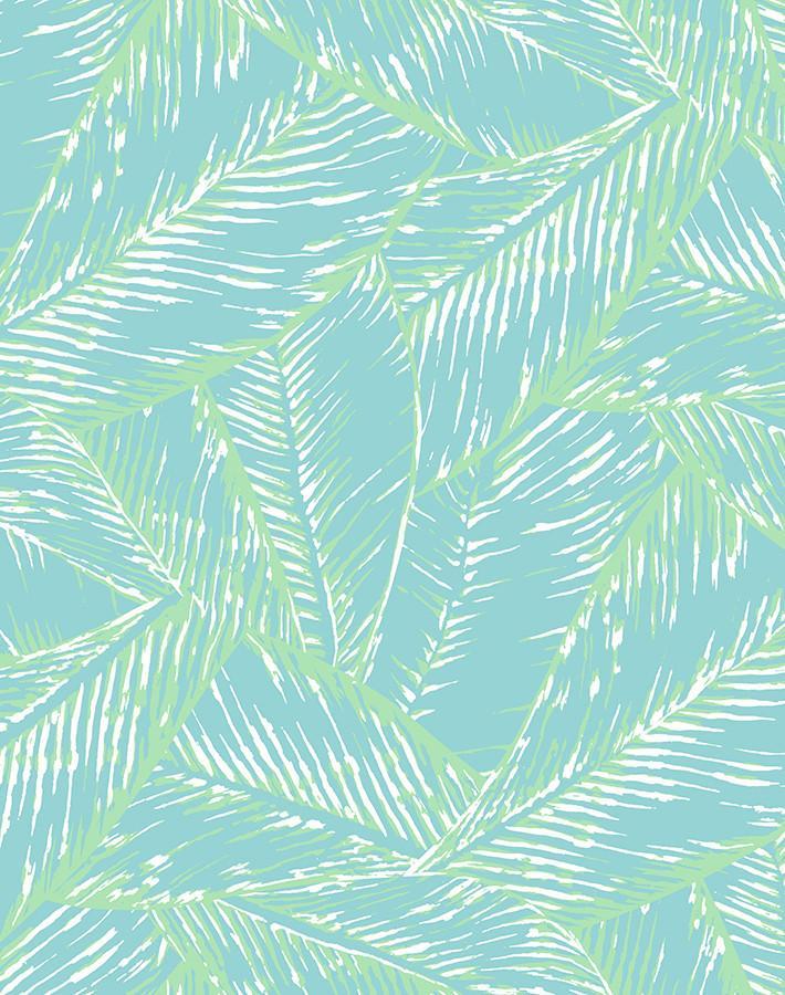 'Best Fronds' Wallpaper by Wallshoppe - Caribbean