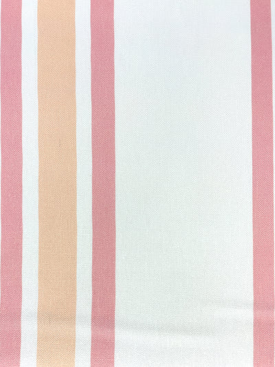 fabric by the yard between the lines peach pink on linen