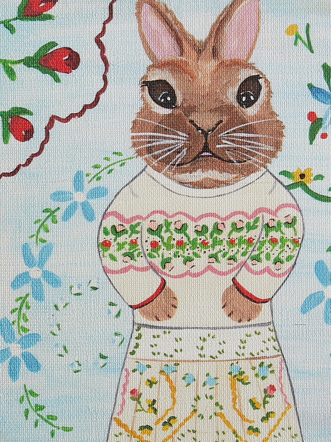'Bunny Burchington' by Carly Beck Art Print