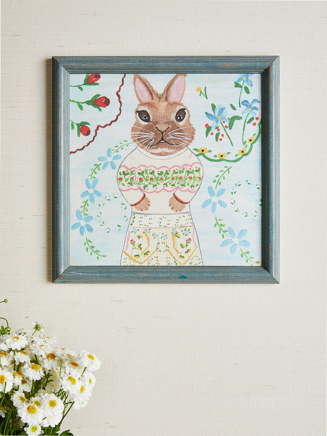 'Bunny Burchington' by Carly Beck Art Print