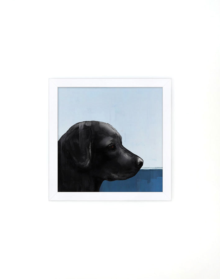 'Black Lab' Framed Art by Nathan Turner