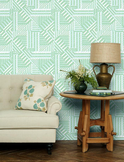 'Bloc' Wallpaper by Wallshoppe - Aventurine