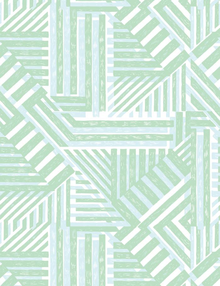 'Bloc' Wallpaper by Wallshoppe - Aventurine