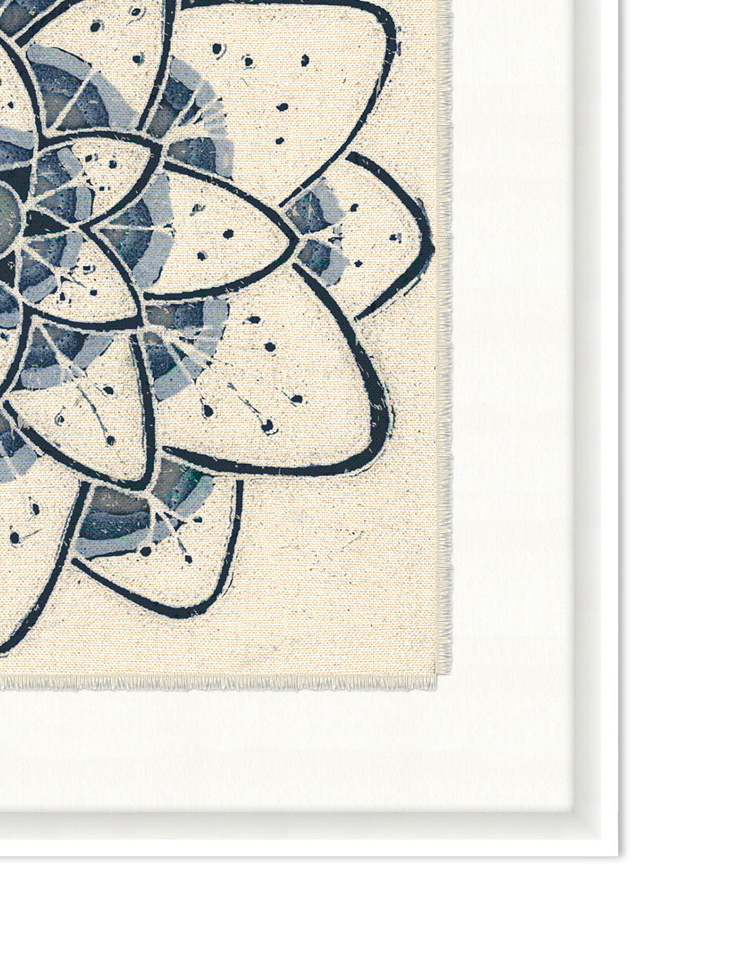 'Blue Talavera Tile Sierra' on Canvas by Nathan Turner Framed Art