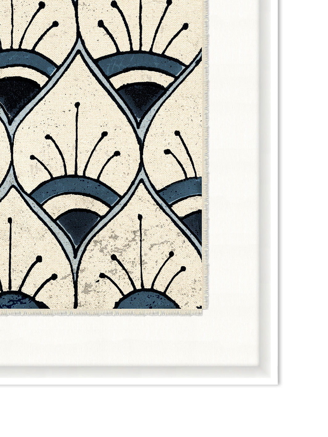 'Blue Talavera Tile Laguna' on Canvas by Nathan Turner Framed Art