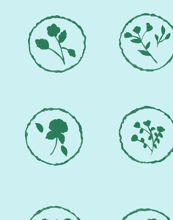 bonbon floral sky wallpaper by carly beck