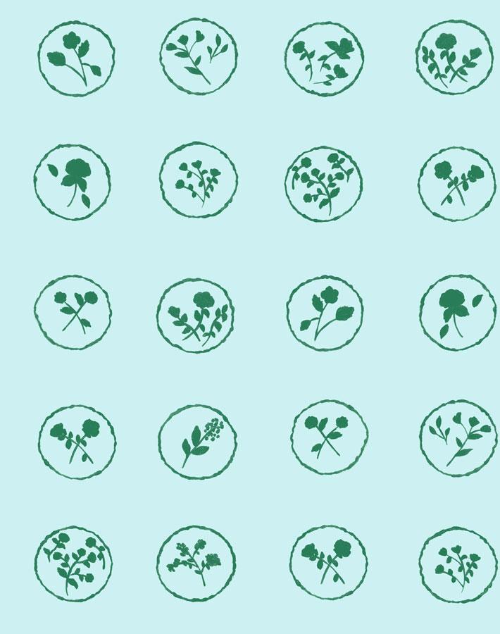 bonbon floral sky wallpaper by carly beck