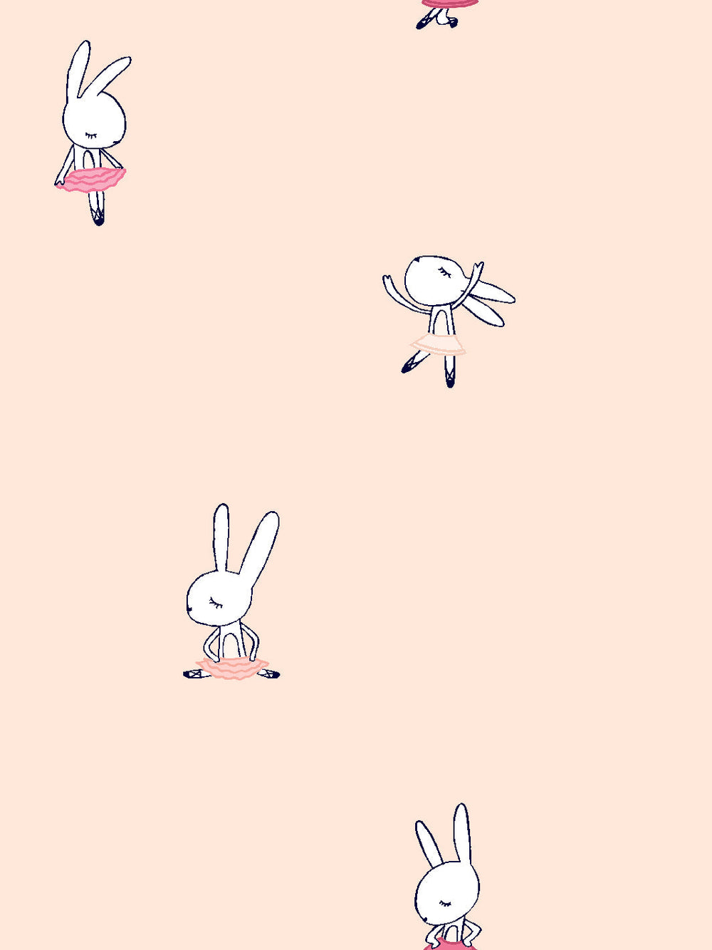 ballet-bunnies-wallpaper-by-tea-collection-peach