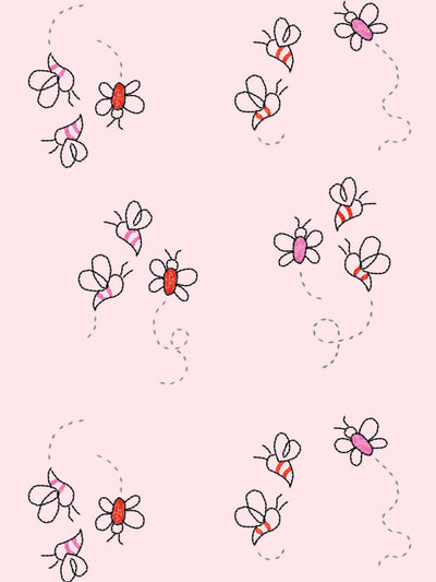 bzzz wallpaper by lingua franca pink
