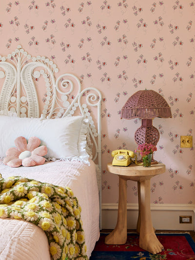 'Bzzz' Wallpaper by Lingua Franca - Pink