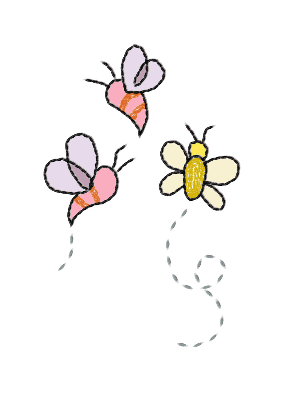 bzzz-wallpaper-by-lingua-franca-white-multi