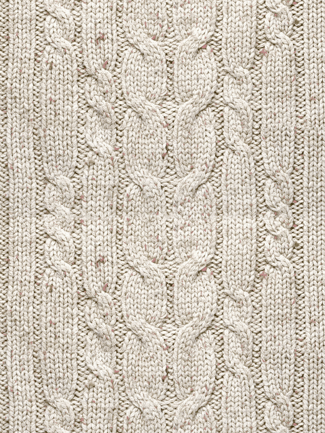 cable knit wallpaper by lingua franca cream