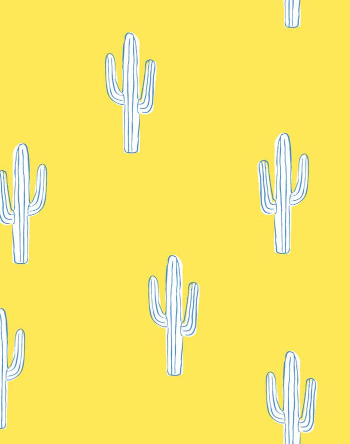 'Cactus' Wallpaper by Tea Collection - Daffodil