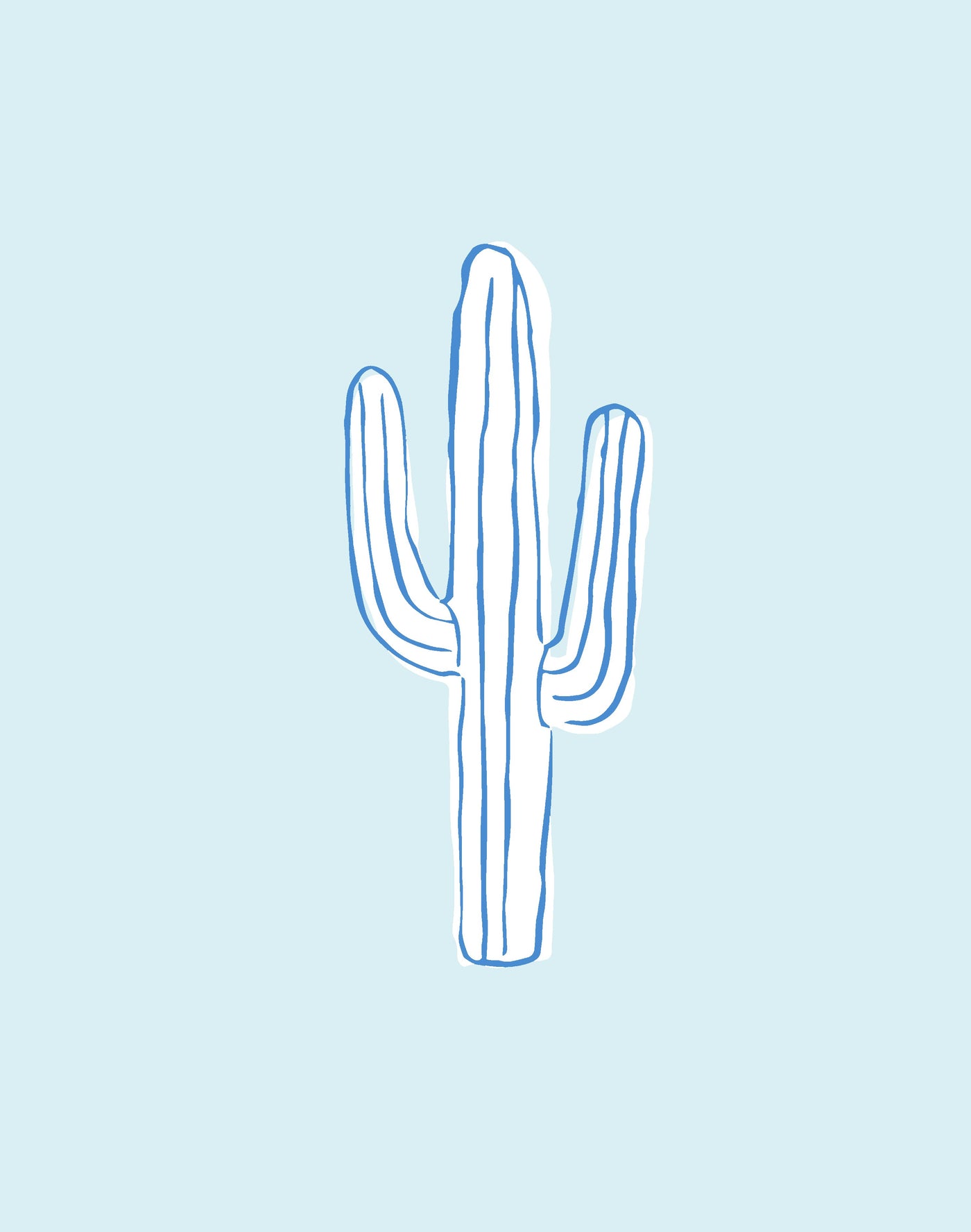 cactus pale blue