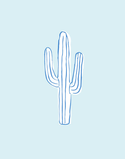 cactus pale blue