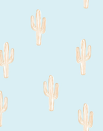 'Cactus' Wallpaper by Tea Collection - Pushpop