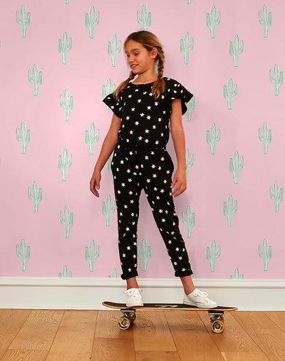 'Cactus' Wallpaper by Tea Collection - Ballet Slipper