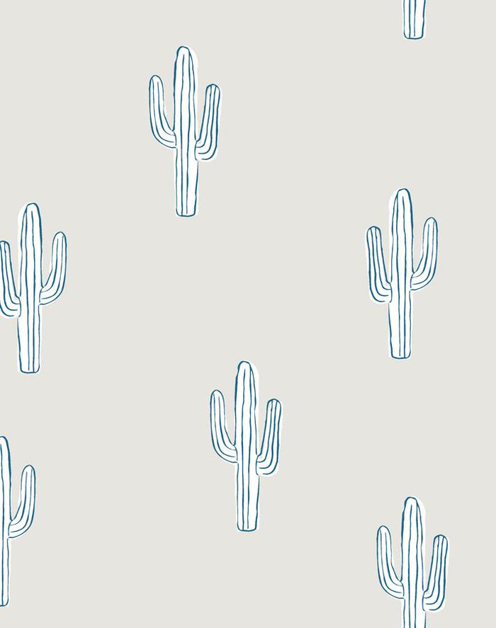 Papier peint 'Cactus' de Tea Collection - Sable
