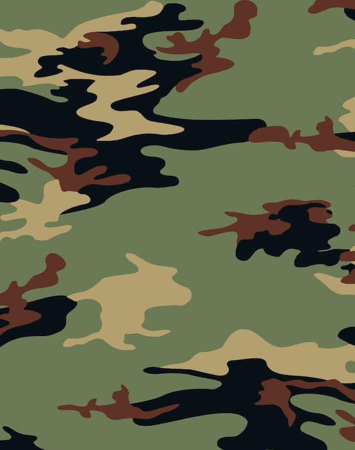 'Camo' Wallpaper by Nathan Turner - Green