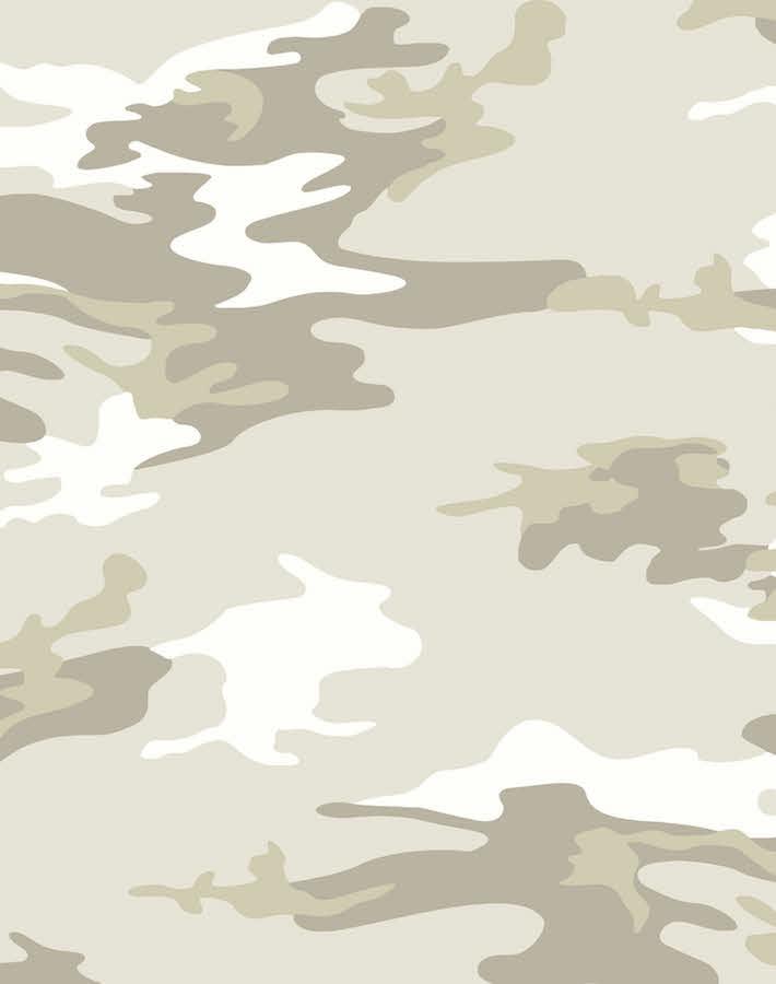 'Camo' Wallpaper by Nathan Turner - Sand