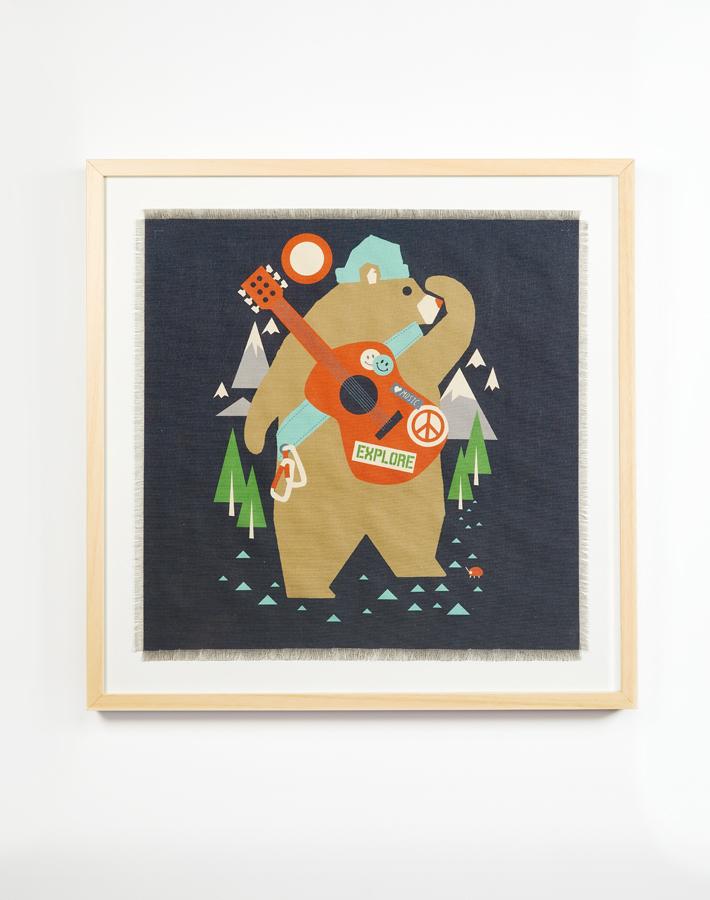Artshoppe Camping Bear by Tea Collection