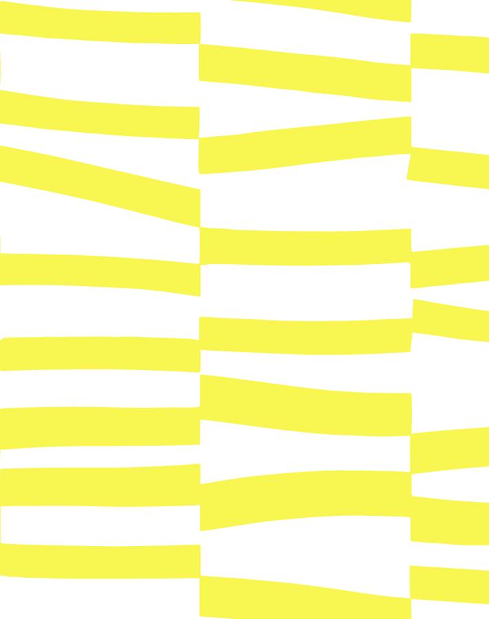 'Canals' Wallpaper by Clare V. - Yellow