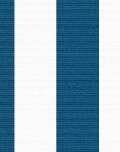 'Candy Stripe' Wallpaper by Wallshoppe - Blue