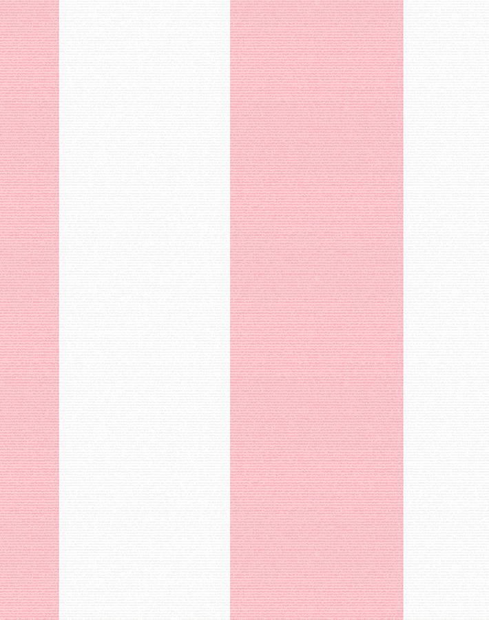 'Candy Stripe' Wallpaper by Wallshoppe - Pink