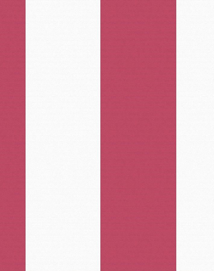 'Candy Stripe' Wallpaper by Wallshoppe - Rose