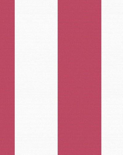 'Candy Stripe' Wallpaper by Wallshoppe - Rose