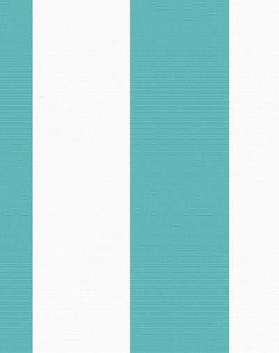 'Candy Stripe' Wallpaper by Wallshoppe - Teal