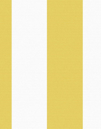 'Candy Stripe' Wallpaper by Wallshoppe - Yellow