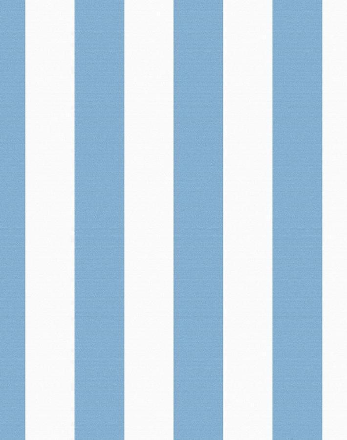 'Candy Stripe' Wallpaper by Wallshoppe - Cornflower