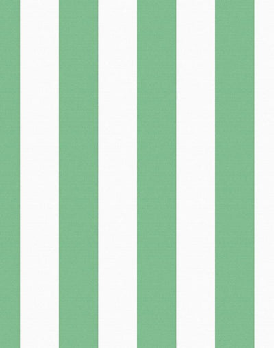 'Candy Stripe' Wallpaper by Wallshoppe - Green