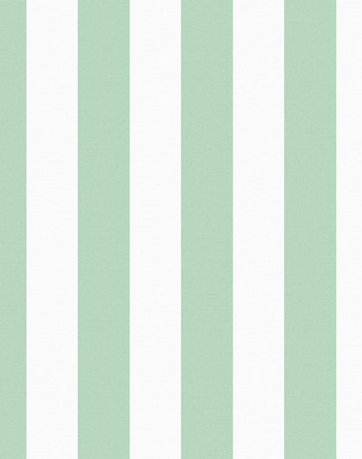 'Candy Stripe' Wallpaper by Wallshoppe - Jade