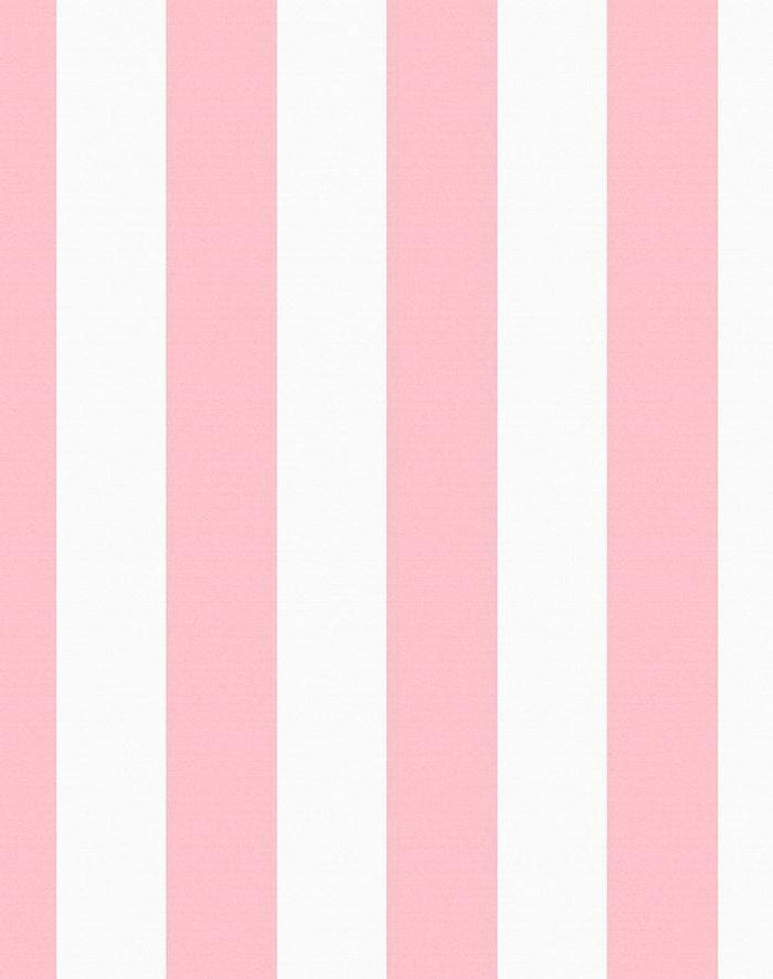 'Candy Stripe' Wallpaper by Wallshoppe - Pink