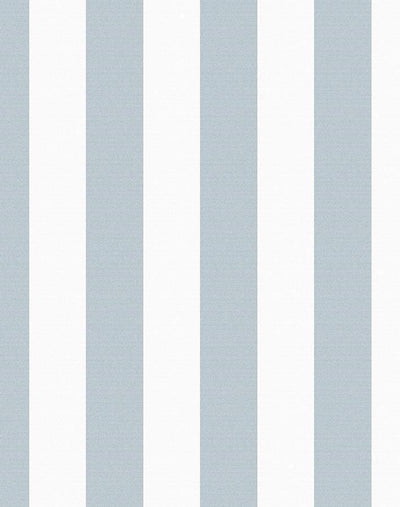 'Candy Stripe' Wallpaper by Wallshoppe - Silver