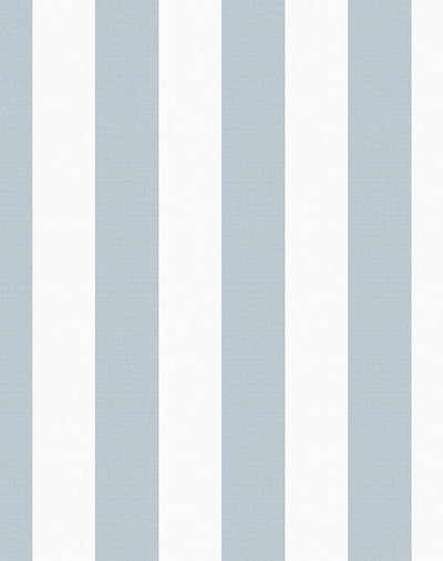 'Candy Stripe' Wallpaper by Wallshoppe - Silver