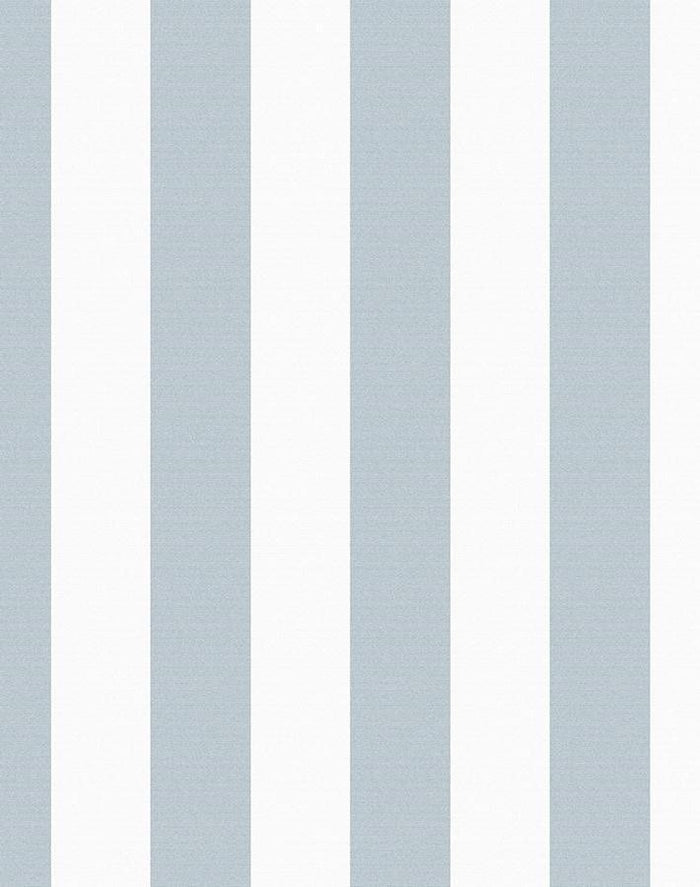 'Candy Stripe' Wallpaper by Wallshoppe - Silver