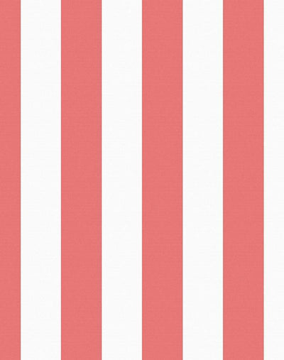 'Candy Stripe' Wallpaper by Wallshoppe - Watermelon