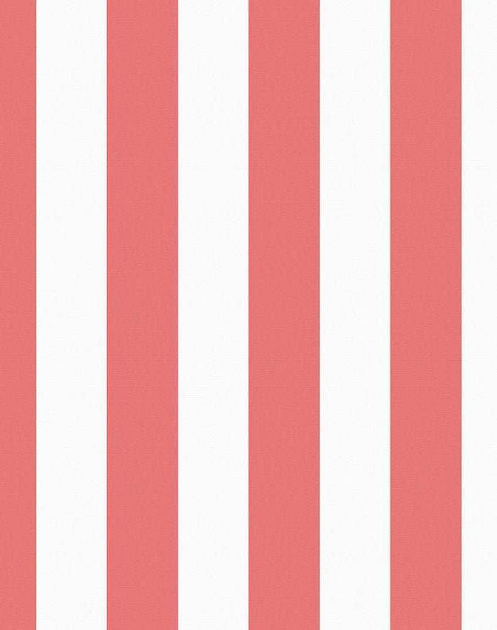 'Candy Stripe' Wallpaper by Wallshoppe - Watermelon