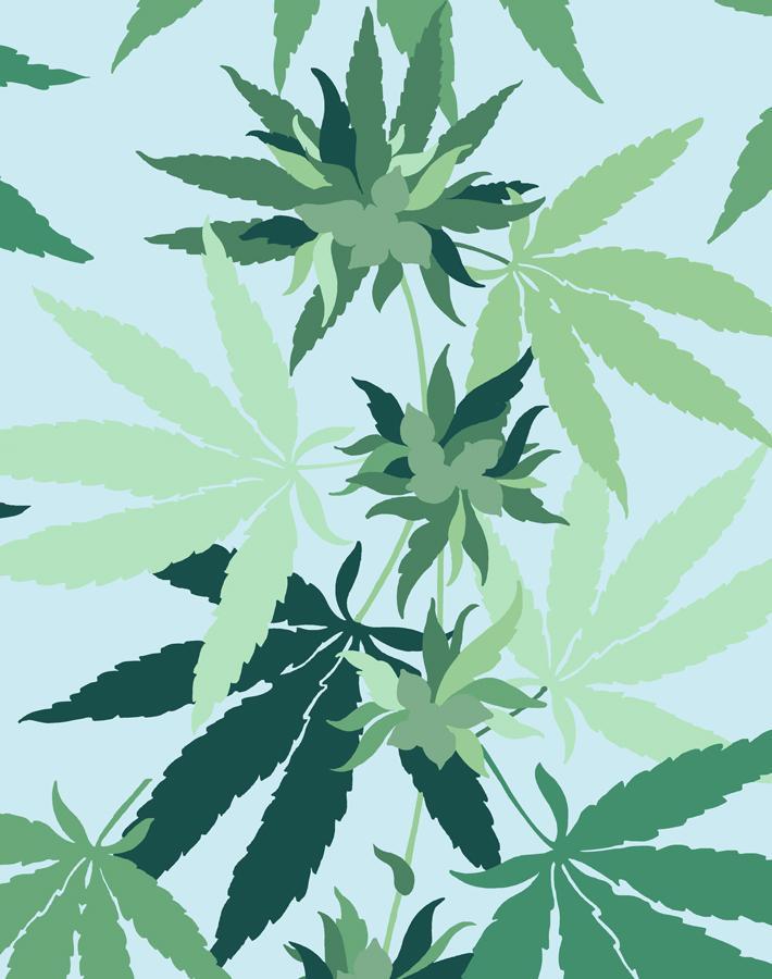 'Cannabis' Wallpaper by Nathan Turner - Sky
