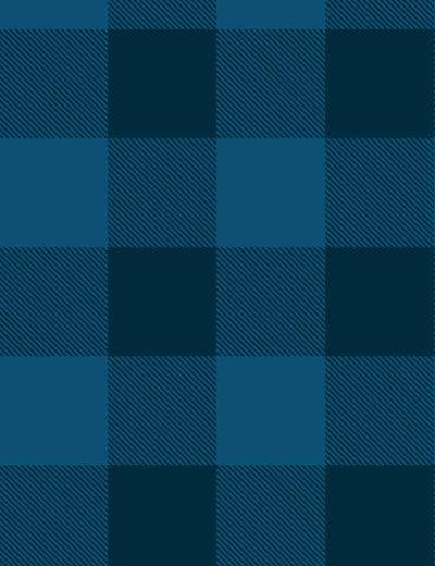 'Check Baby Check' Wallpaper by Wallshoppe - Indigo