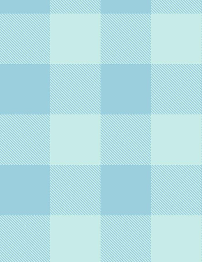 'Check Baby Check' Wallpaper by Wallshoppe - Soft Blue