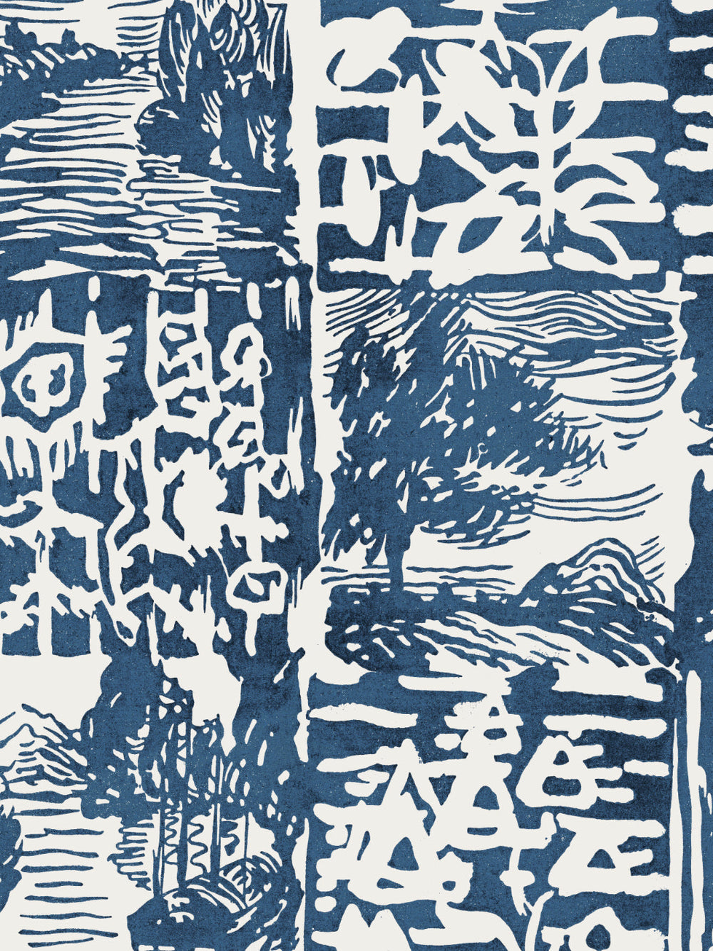 checkerboard-block-print-wallpaper-chris-benz-navy