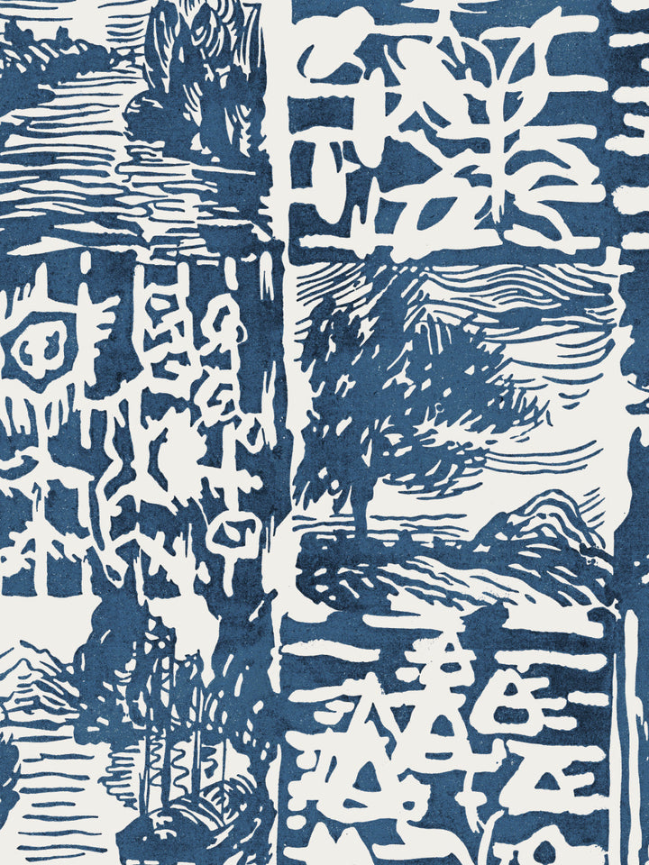 checkerboard-block-print-wallpaper-chris-benz-navy