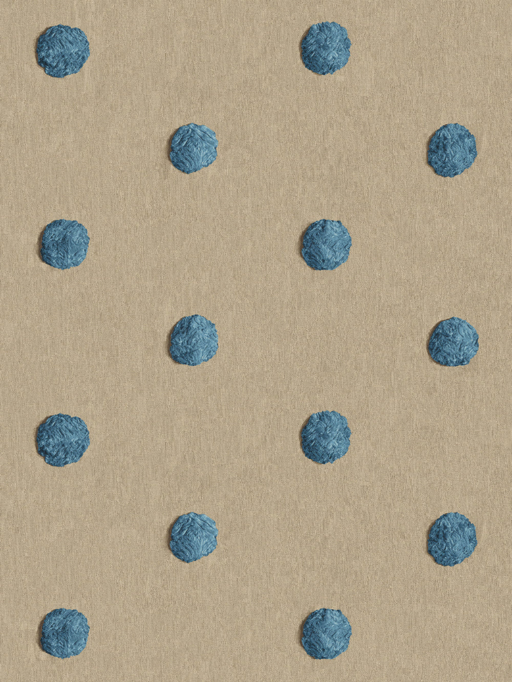 chenille-dots-large-wallpaper-chris-benz-blue-on-taupe