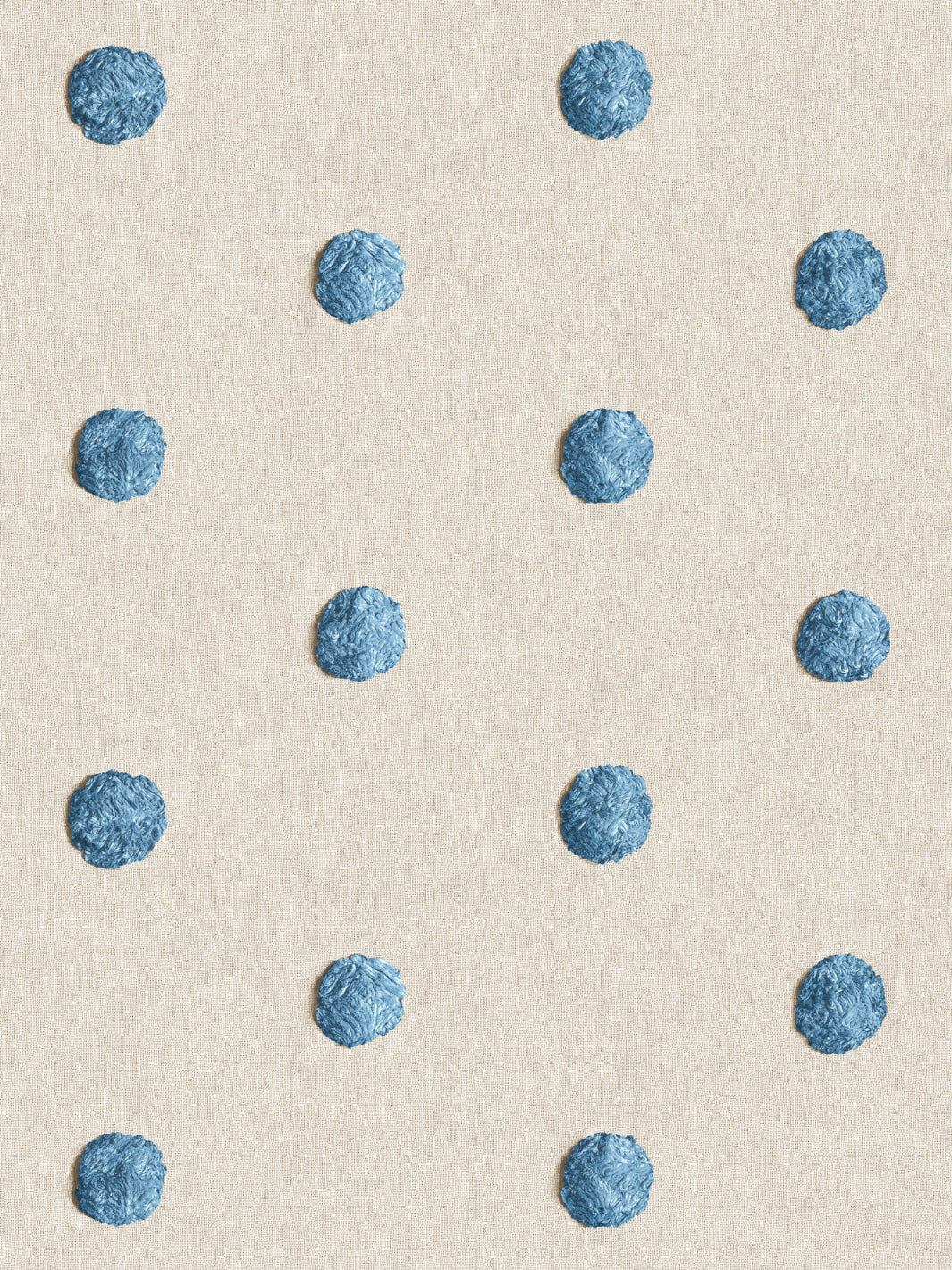 chenille dots large wallpaper chris benz blue